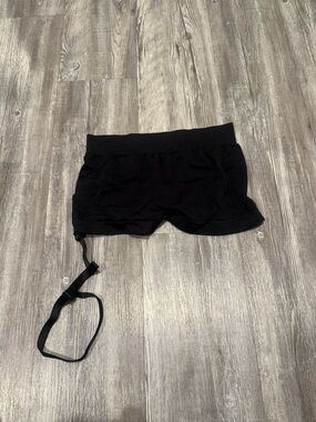 Women’s Black Shorts with Garter